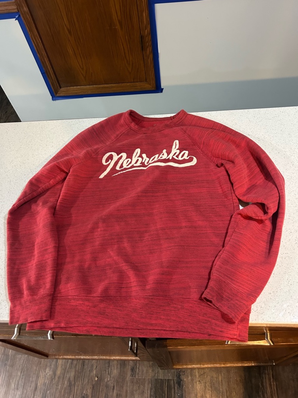 Nebraska Red Crewneck Sweater